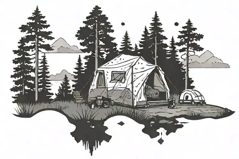 Camping Scene