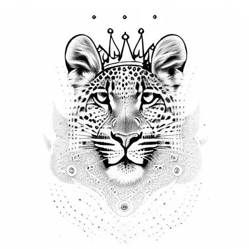 Leopard With A Crown