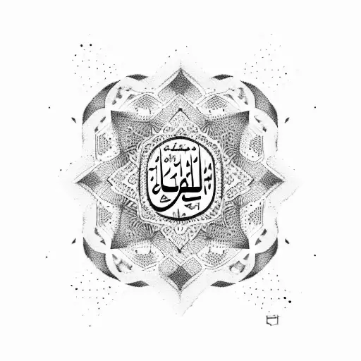 Arabic Allah Simple Text