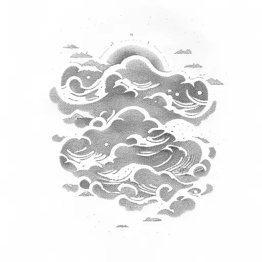 Wild Wave And Cloud