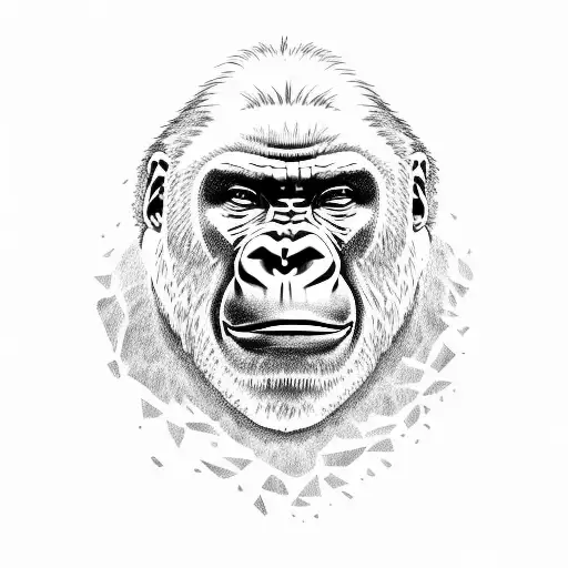 Smug Gorilla In Suit