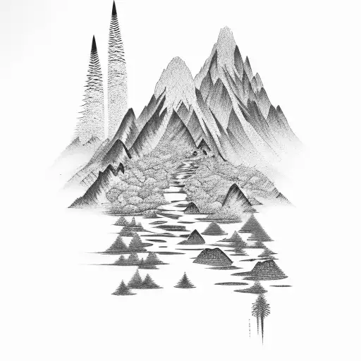 Mountain Bamboo Detailed Sharp