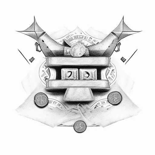 Abraham Lincoln Money Gun And Dice