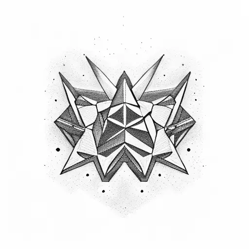 Letter Y Transformed Into A Futuristic Star Trek Insignia