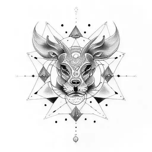 Create A Dotwork Tattoo Incorporating The Zodiac Signs That Represent Unity And Awareness