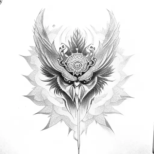 Crow With Sharingan From Naruto