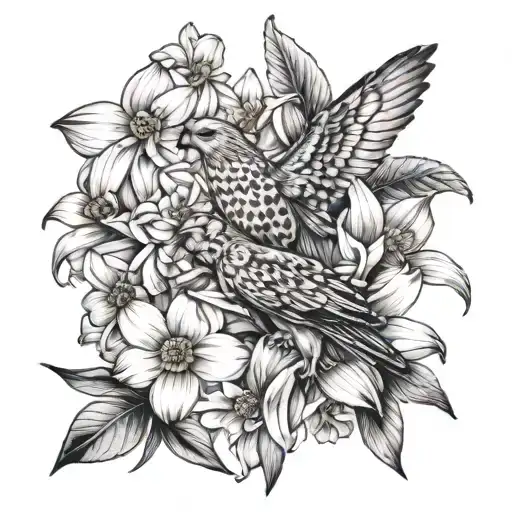 Hawk Daisy Daffodils