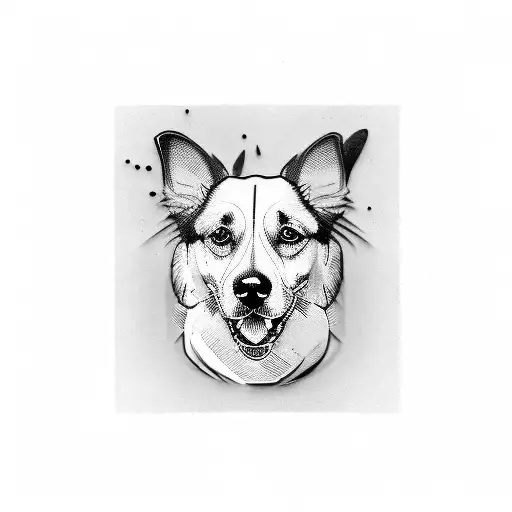 Generic Dog Tattoo To Demonstrate Love For Dogs