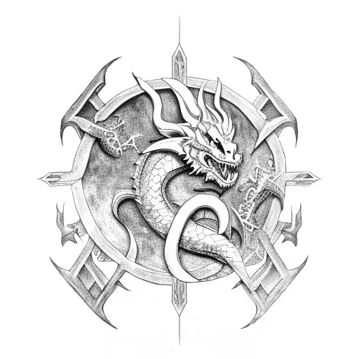 Draconic Runes Of A Dragon Called Nazgerr