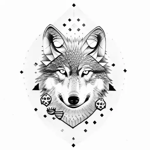 A Wolf Playing A Game Of Chess