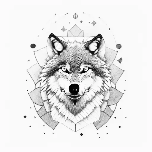 A Wolf Playing A Game Of Chess