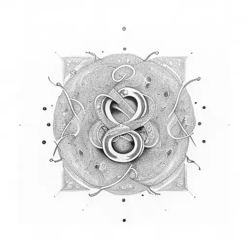 2 'A' Making Infinity Symbol