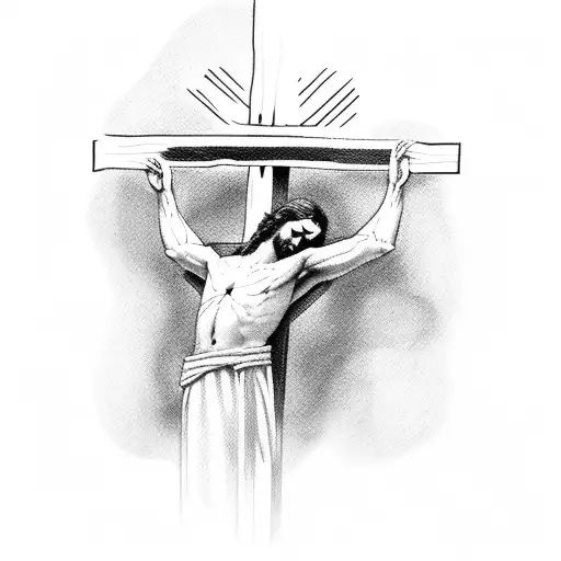 Jesus On The Cross At Calvary