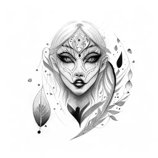 Fierce Black Feather