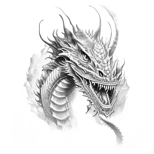 Casco Espartano Con Una Mancuerna Rodeado De Un Dragon