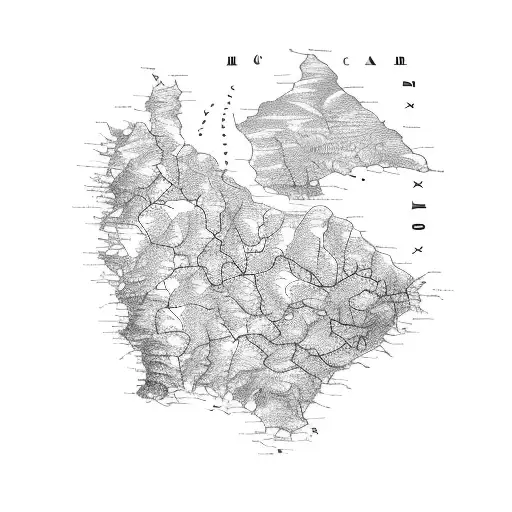 Outline Of A Map Of California Integrated With A Outline Of A Map Of Punjab
