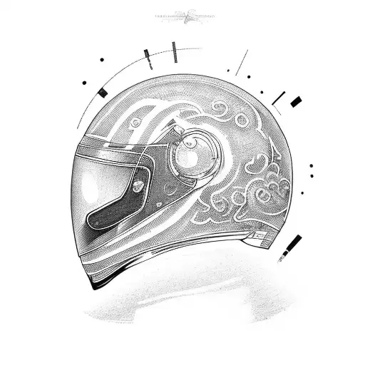 Bird Hitting Motorcycle Helmet