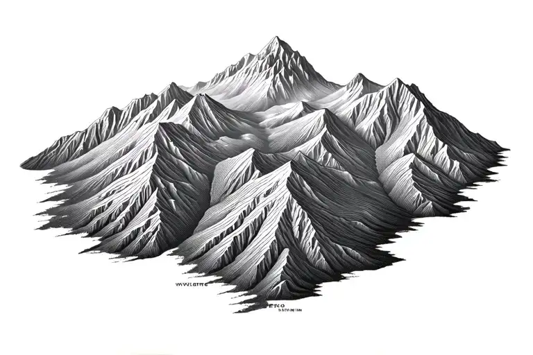 Topographic Map Of Mountain