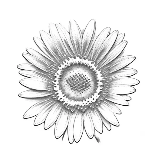 Guitar Daisy Flowers