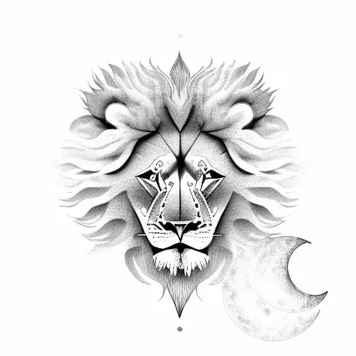 A Lion And A Moon