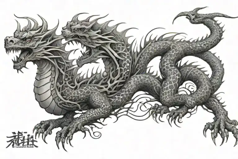 Samaurai Dragon Sleeve