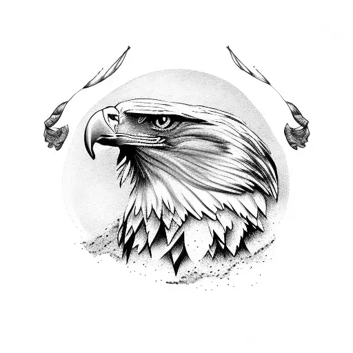 Eagle With Parachute