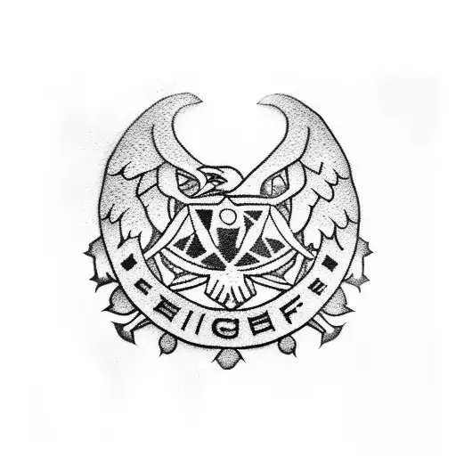 Eagle On Mancity Crest