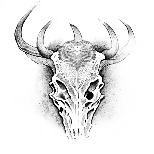 Skeleton Bull