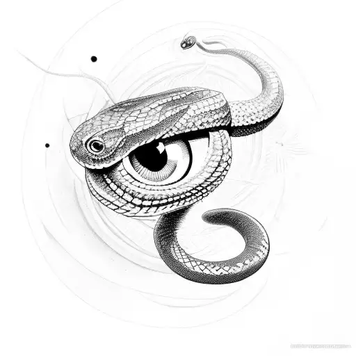 Snake With Large Eyes