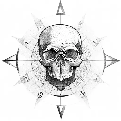 Skull Square Compass G