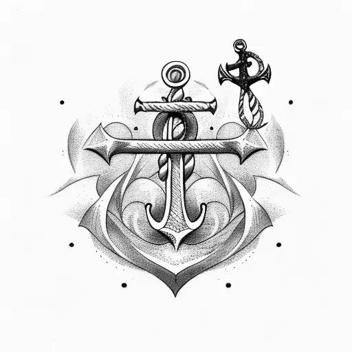 Waves And Anchor