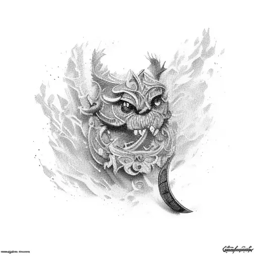 Black And White Faded Gambling Themed Sleeve