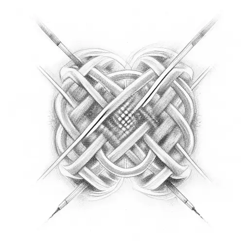 A Dna Double Helix Intertwined With Barbells