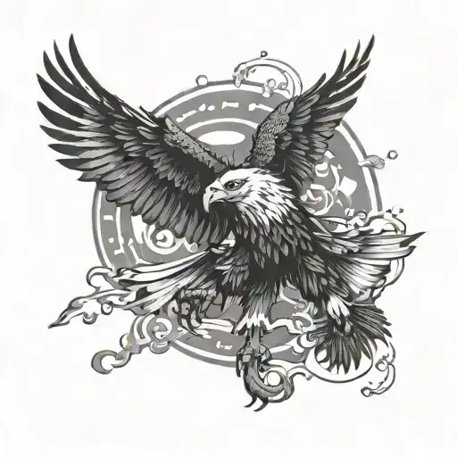 Eagle Fight With Demon