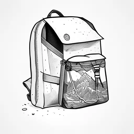 Hiking Backpack With Water Bottle And Straps