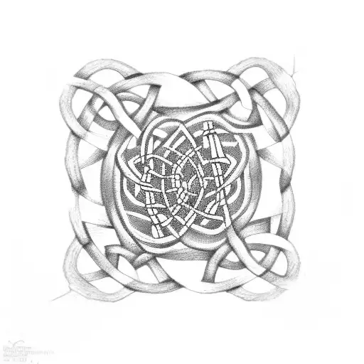 Fingerprint Celtic Knot