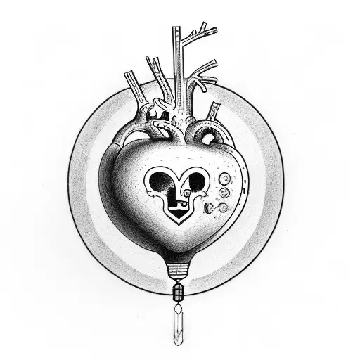 Heart Line Divided Brain Balance Juggler