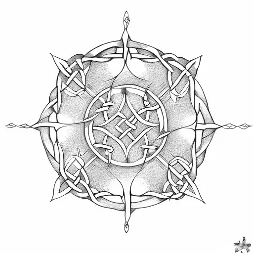 Celtic Geometryc Ornament