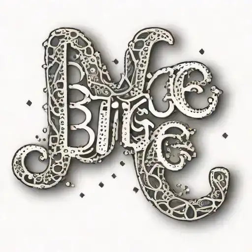 Word 'Bilge' 3D Hand Writing