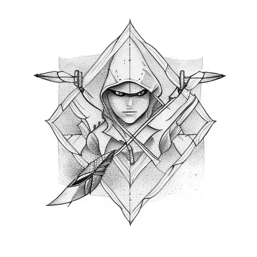 Arrow With Mom And Dad