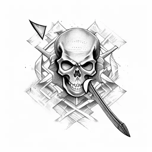 Skeleton Exectutioner With Axe