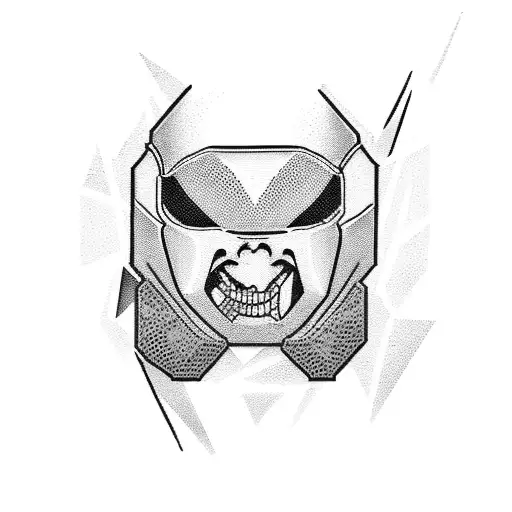 Create A Tattoo Of A Wrestling Ring With Pixelated Graphics