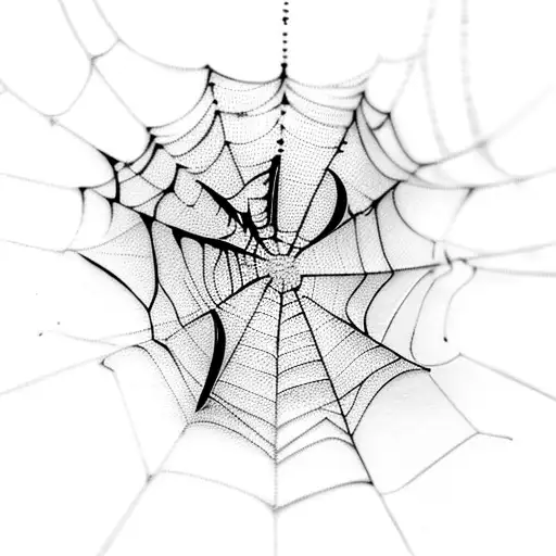 Spider Web With The Numbers 888 In The Middle Of It