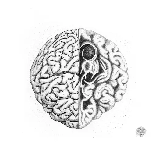 Autism Psychology Brain Stars Moon