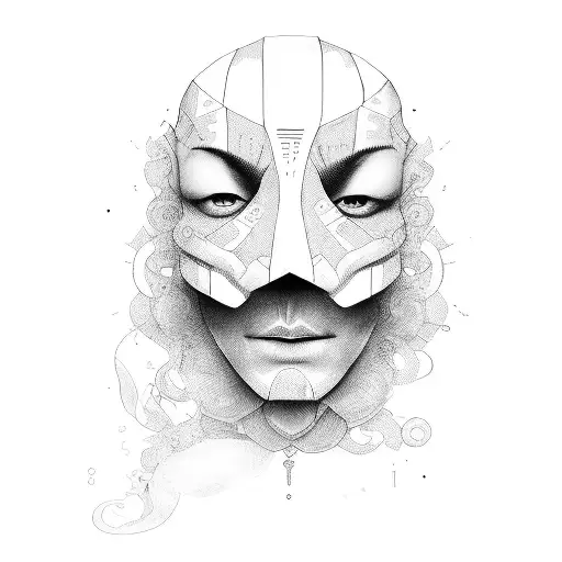 Man Cover Face With Hand