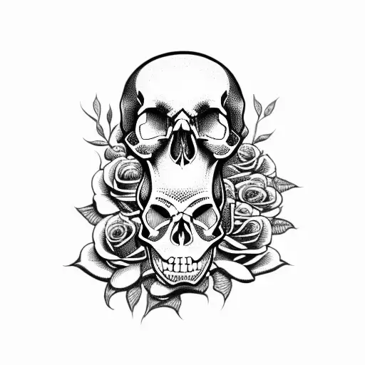 Skull And Roses