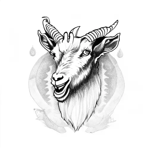 King Of Card But It Has A Goat's Head