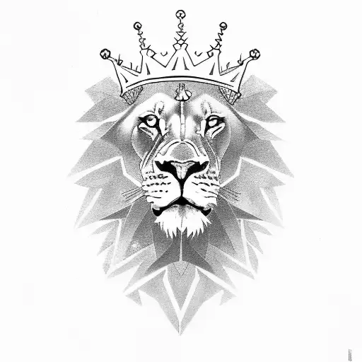 Lion With Crown
