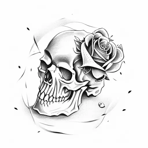 Skull And Roses
