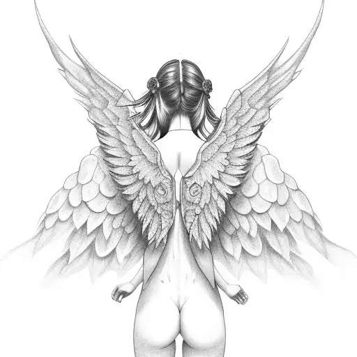 Lily With Angel Wings